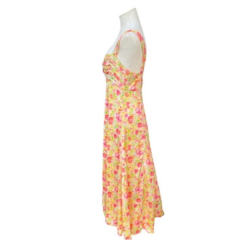 NWOT ASTR  Twist Bust Midi Dress size L - Picture 5 of 11